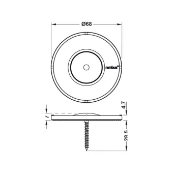 Wall bracket WINGLET CL, self-adhesive, matt white