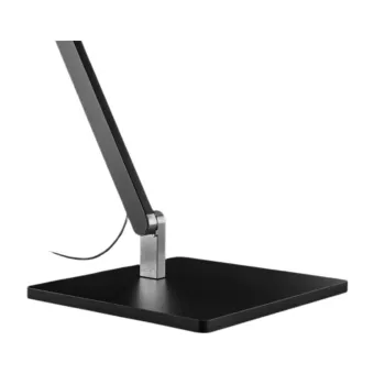 Baseplate for Roxxane Office luminaire, steel, matt black