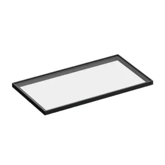 Shelf frame MODUS D500/520mm, W900-1199mm, dark brown metallic
