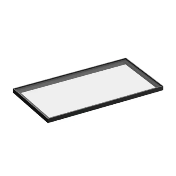 Shelf frame MODUS D500/520mm, W900-1199mm, dark brown metallic