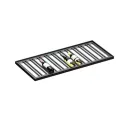 Įdėklas buteliams MODUS Kitch G520mm, 100x505mm, tamsi ruda metallic