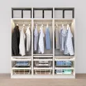 Drawer with wire basket W700mm with soft closing, white