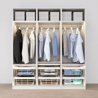 Drawer with wire basket W900mm with soft closing, white