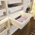 Stalčius-krepšys pintas P900mm, ištraukiamas švelniu uždarymu balta