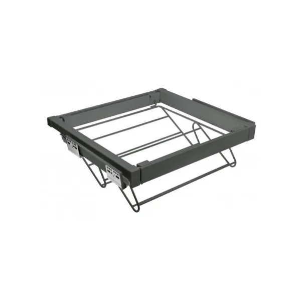 Drawer for shoes W600mm with soft closing, gray anthracite