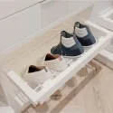 Drawer for shoes W800mm with soft closing, white