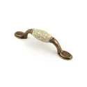 Handle CC96mm L127mm retro bronze ceramic 