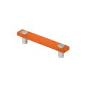 Handle, for children's room, 96/126mm orange