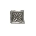 Handle retro 33x33mm aged tin 