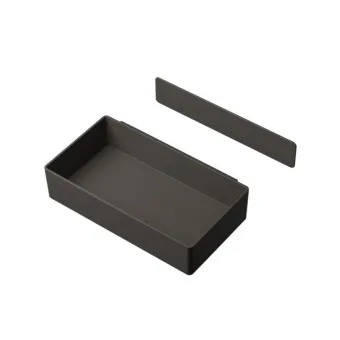 Multi-functional tray ATAS-S, for door installation, 222x149x50mm, anthracite