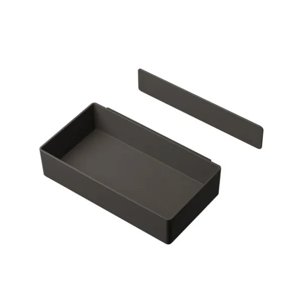 Multi-functional tray ATAS-S, for door installation, 222x149x50mm, anthracite