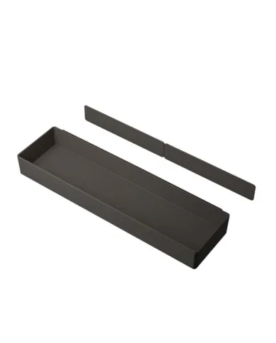 Multi-functional tray ATAS-L, for door installation, 444x149x50mm, anthracite