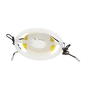 Juosta COB LED M2, 24V, 3mm, monochromatinė, 3,8W/m, šilta balta šviesa 4000K, 5m
