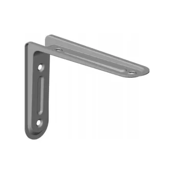 Shelf bracket ARENA 170x120mm 10kg aluminum