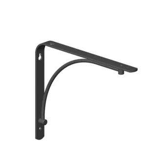 Shelf bracket DANNI 230x180mm 25kg black