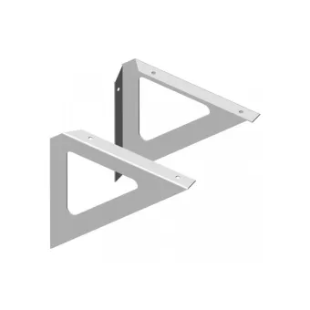 Shelf holder TRIANGLE 190x190mm 25kg white