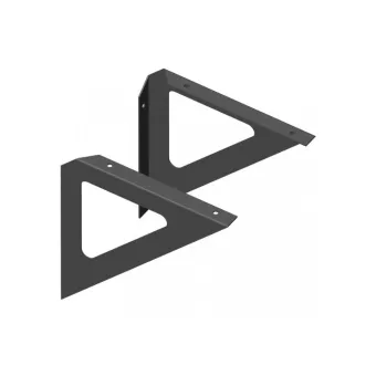 Laikiklis lentynai TRIANGLE 190x190mm, 25kg juoda