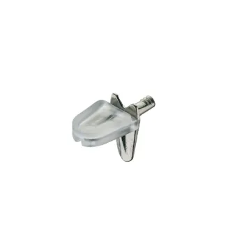 Shelf support, for inserting into drill hole Ø3mm, zinc alloy with plastic support