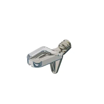 Shelf support, for inserting into drill hole Ø5mm, zinc alloy with plastic support