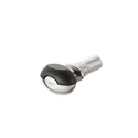 Shelf support, for inserting into drill hole Ø5mm, zinc alloy with plastic support