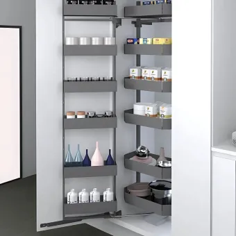 Pull out larder unit Hyper MASTER, W600mm, H1765mm, anthracite