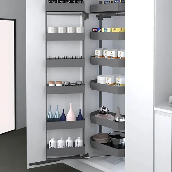 Pull out larder unit Hyper MASTER, W600mm, H1765mm, anthracite