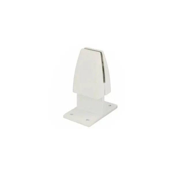 Partition panel clamp BACK TO BACK 4-8mm white
