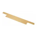 Rankenėlė LIND, profilinė, prisukama, L396mm, šlifuotas auksas