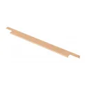 Rankenėlė LIND, profilinė, prisukama, L496mm, šlifuotas auksas