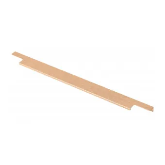 Profile handle LIND, screw fixing, L496mm polished gold 