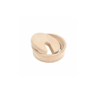 Lizdas laidams medinis, D80x23mm, ąžuolas nelakuotas