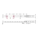 LED strip light LED3141 L50m 5mm 24V 6.0W/m WW 30K Loox5