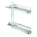 Krepšys CARGO šoninis No.15, dešinės pusės, P150mm, pilno ištraukimo su švelniu uždarymu/pritraukimu, Style, chromas