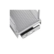 Pull-out No.15, with towel rails, for base unit, mounted on right, full extension with self-soft closing, 150mm, Style, anthracite