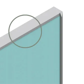 Frame profile 2147, L3000mm, aluminium anodized