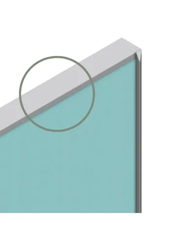 Frame profile 2147, L3000mm, aluminium, brown metal grey