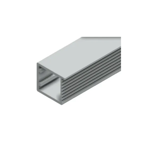 Frame profile 2368, glass for glue fixing, L3000mm, aluminium, brown umber metallic