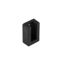 End cap for 30x12 mm tube, black matt