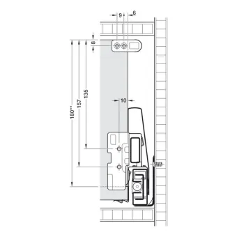 Paaukštinimai stalčiui Matrix Box P Plus apvalūs L400mm, pilka