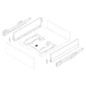 Laikiklis papildomas sinchronizavimo strypui Push-to-Open Soft-Close, nuo 800mm