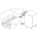 Follower, for internal drawers/pull outs, anthracite