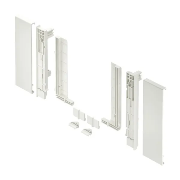 Laikikliai stikliniam stalčiaus fasadui Matrix Box P Plus, P900mm, H92/115mm, antracitas