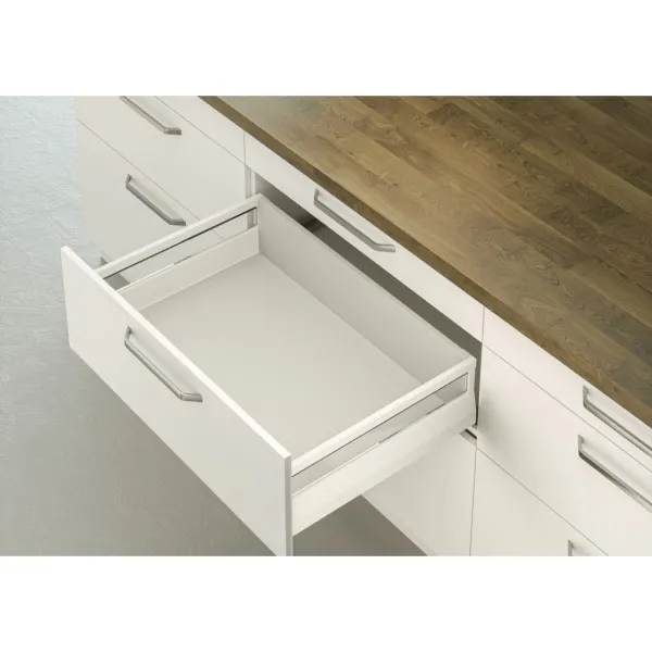 Railing rectangular Matrix Box P Plus, white, IPO L350mm