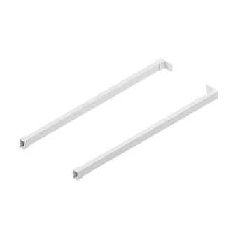 Railing rectangular Matrix Box P Plus, white, IPO L450mm
