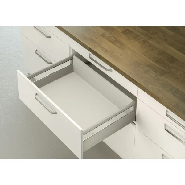 Stačiakampių stalčiaus šonų komplektas Matrix Box P Plus, L300mm, pilka