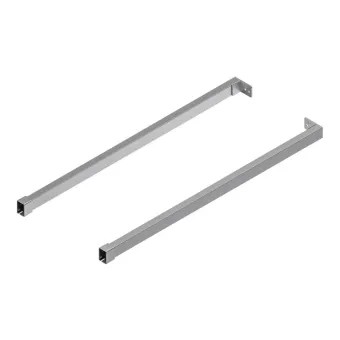 Railing rectangular Matrix Box P Plus, metallic silver, IPO L350mm