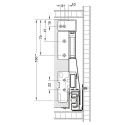Side panel holders (K) Matrix Box P Plus, white