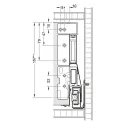 Side panel holders (K) Matrix Box P Plus, anthracite