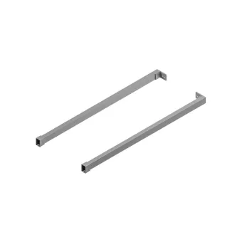 Stačiakampiai paaukštinimai stalčiui Matrix Box P Plus, metaliniai prisukami L300mm, pilka