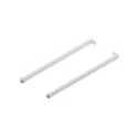Railing rectangular Matrix Box P Plus, white, pressed-in L300mm